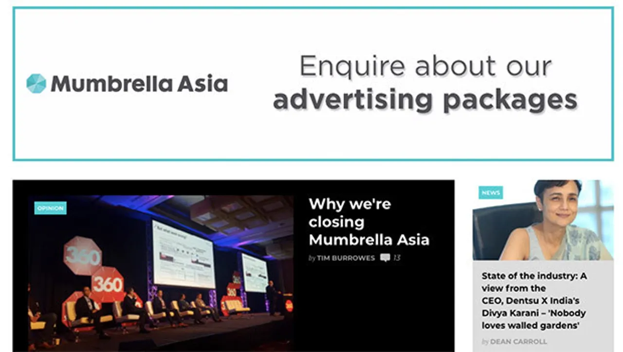 Mumbrella Asia to close down
