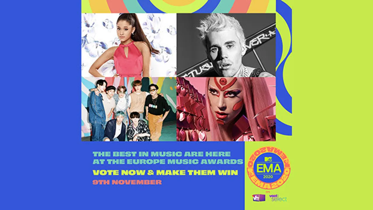 Voot Select streams EMA 2020 live