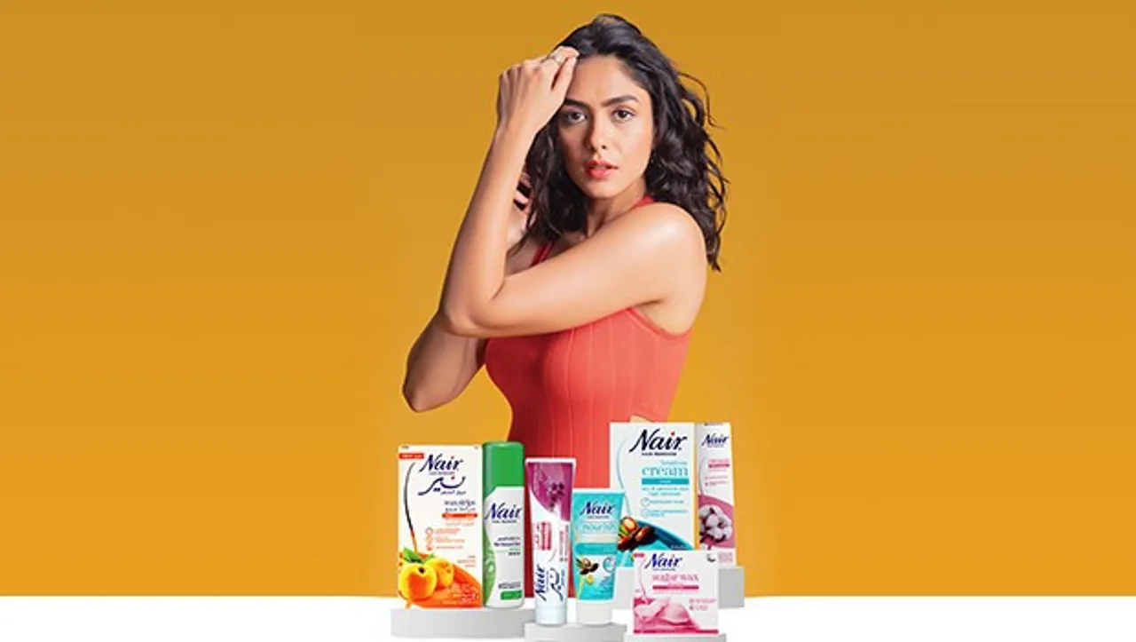 Hair removal brand Nair launches in India; ropes in actor Mrunal Thakur as brand ambassador