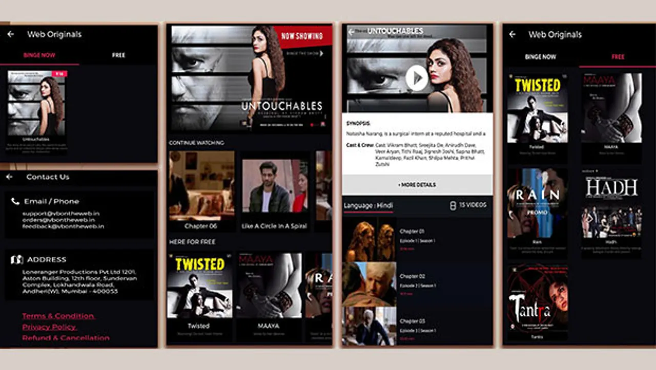 Vikram Bhatt launches own online theatre VBontheweb