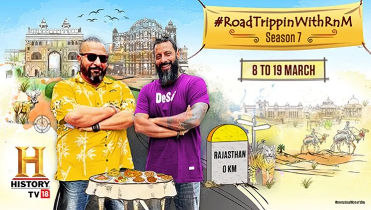 Season 7 of HistoryTV18's #RoadTrippinWithRnM to begin on Women's Day