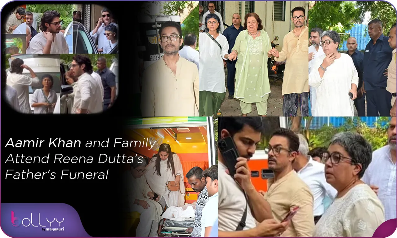 Aamir Khan and Family Attend Reena Dutta's Father's Funeral