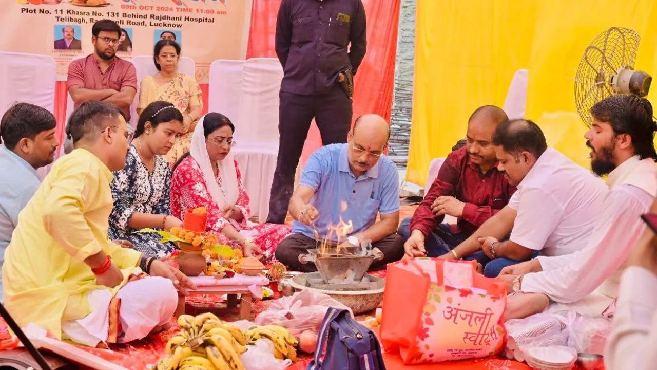 Hemant Kumar rai bhumi pujan