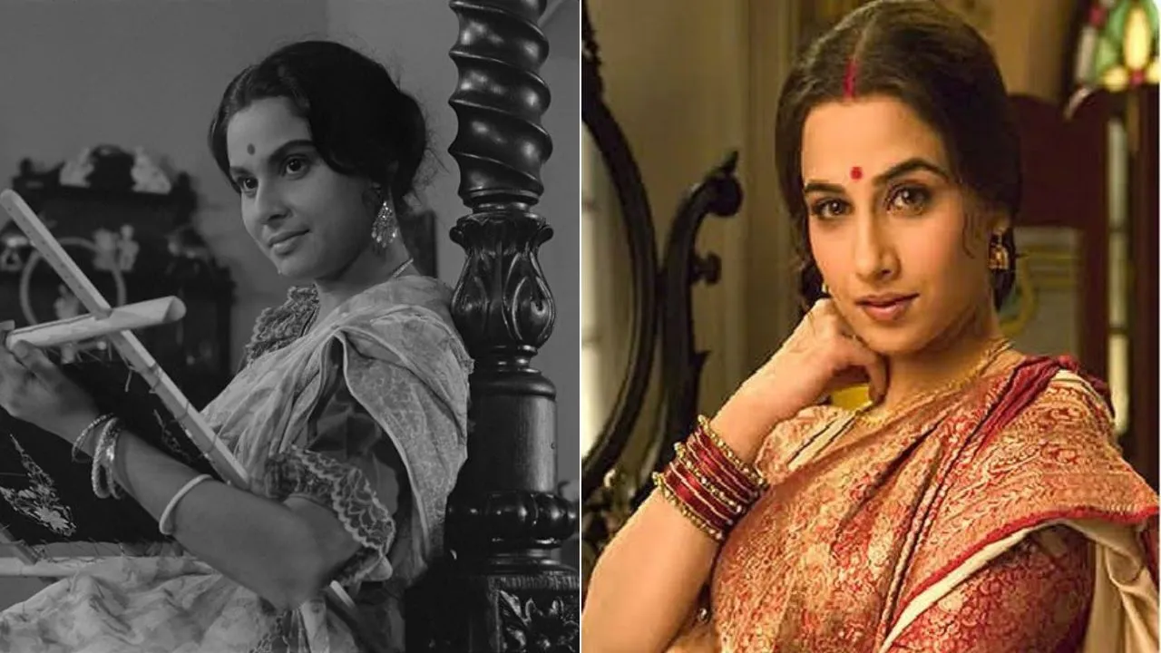 Vidya Balan's face also resembles Satyajit Ray's favorite actress Madhobi Mukherjee