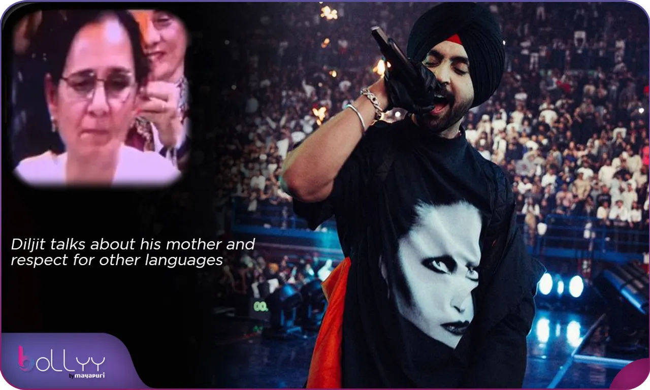 Diljit talks about his mother and respect for other languages