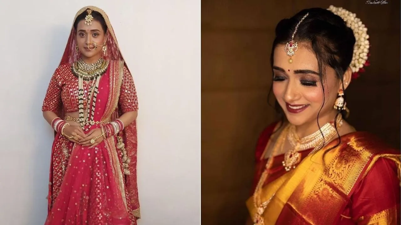 Radhika Muthukumar's 12kg Bridal Lehenga Challenge in Latest Track