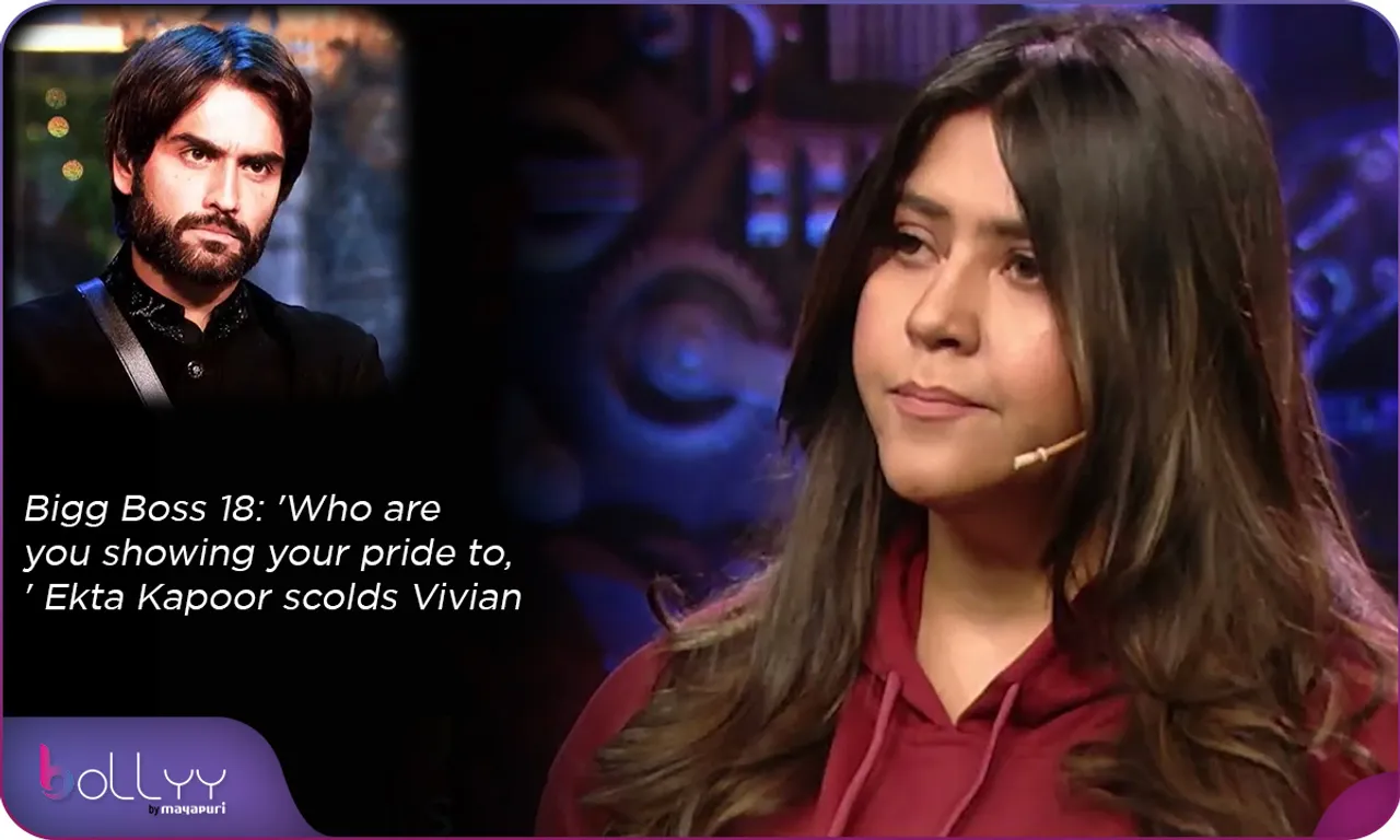 Bigg Boss 18 'Who are you showing your pride to,' Ekta Kapoor scolds Vivian