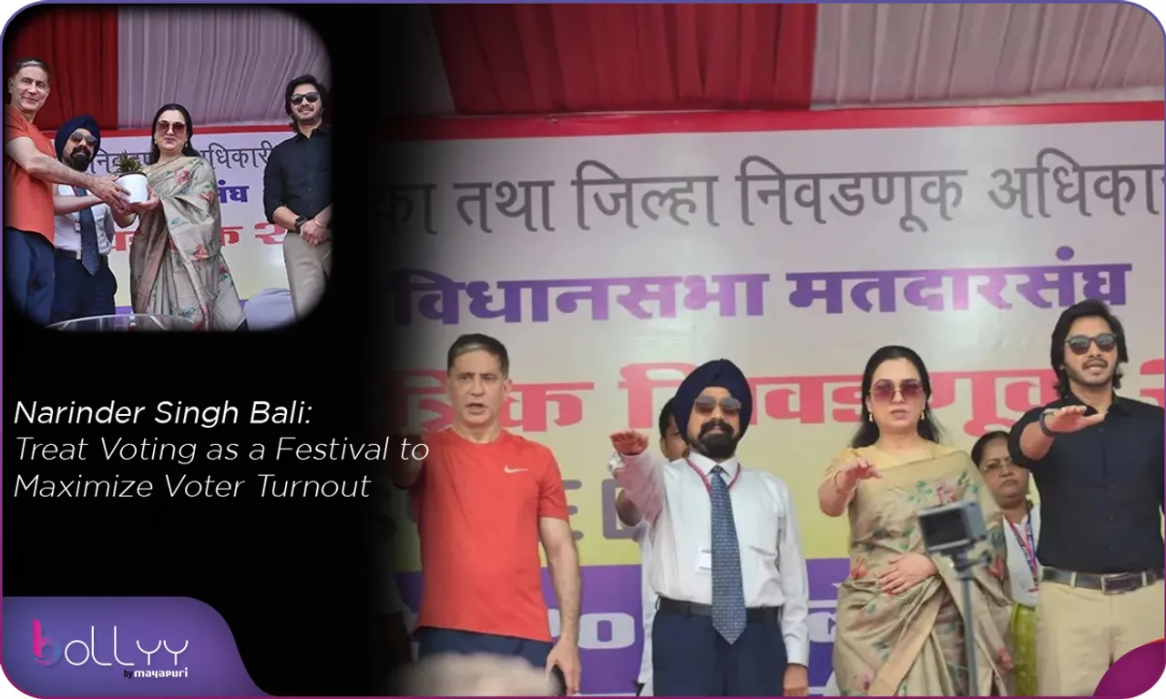 Narinder Singh Bali Treat Voting as a Festival to Maximize Voter Turnout