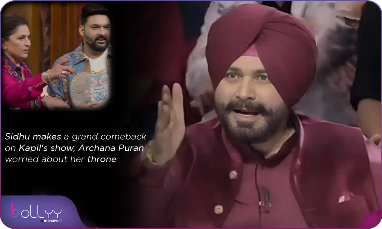 Sidhu makes a grand comeback on Kapil's show, Archana Puran worried about her throne
