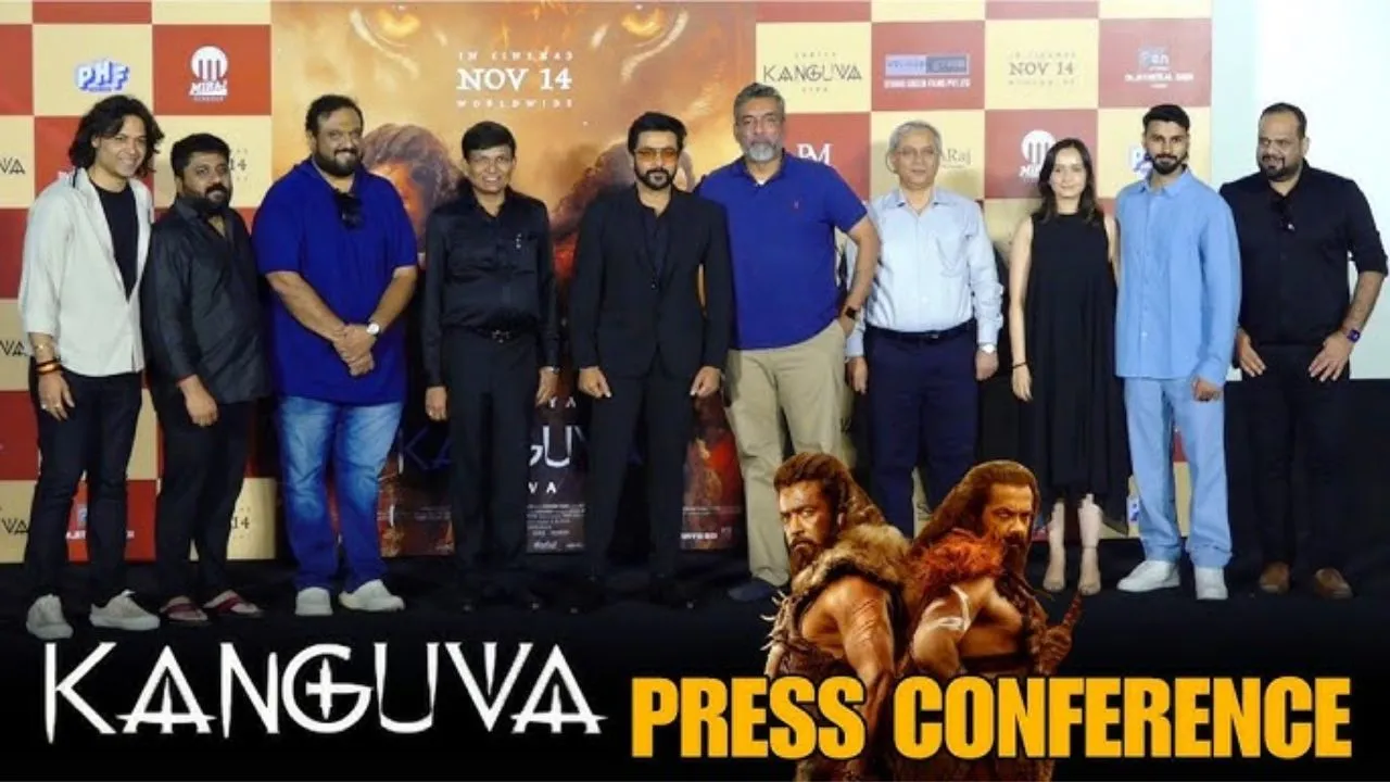Surya, Shiva, and Team Share Insights at 'Kanguva' Press Conference