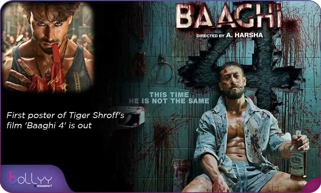 First poster of Tiger Shroff's film 'Baaghi 4' is out