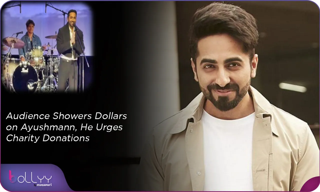 Audience Showers Dollars on Ayushmann, He Urges Charity Donations