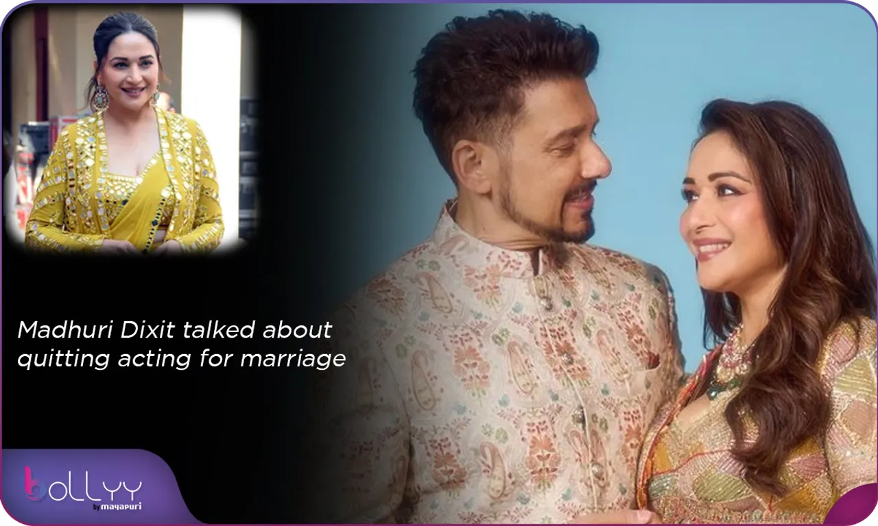 Madhuri Dixit talked about quitting acting for marriage