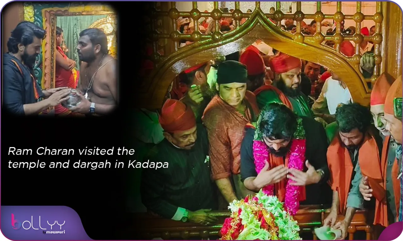 Ram Charan visited the temple and dargah in Kadapa