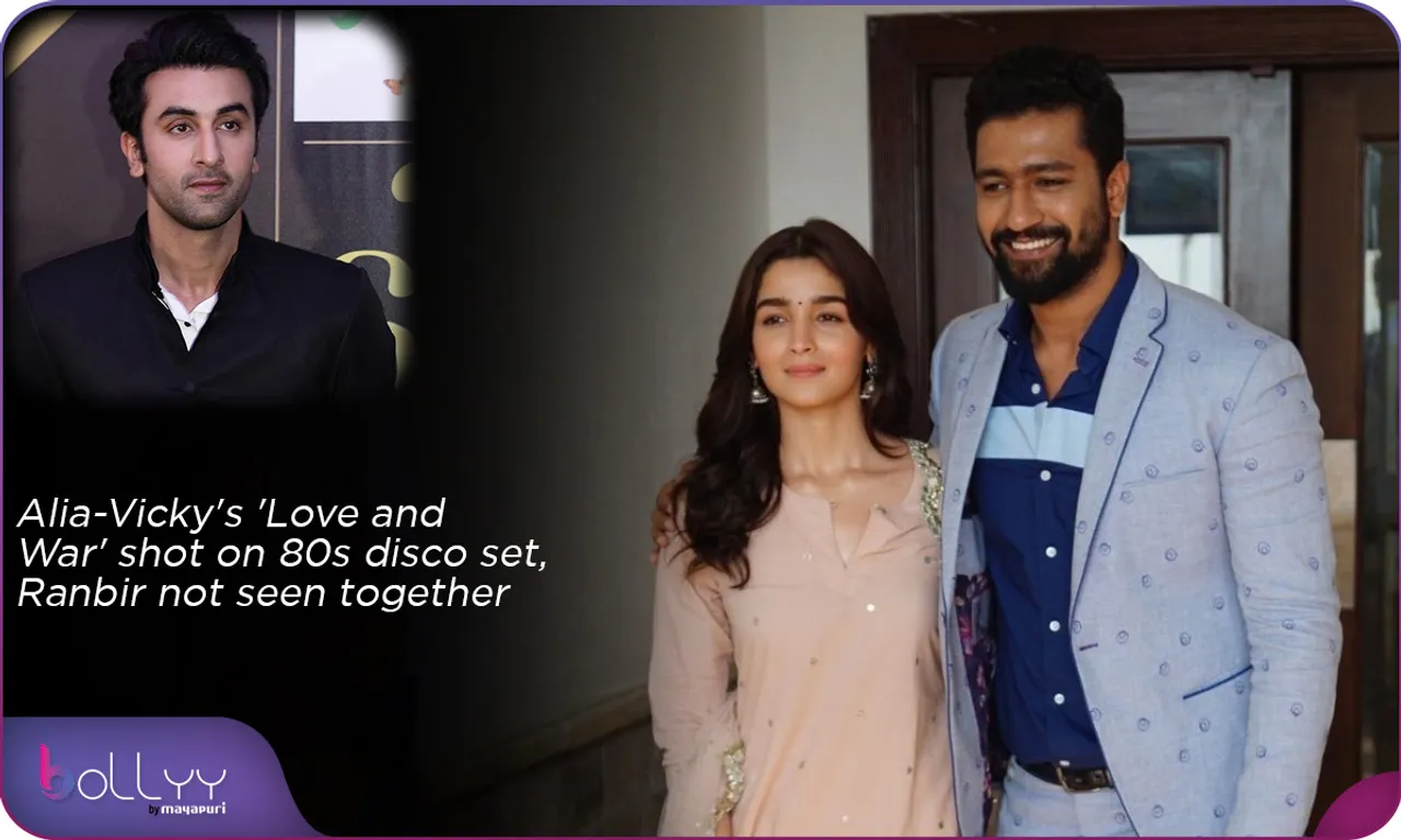 Alia-Vicky's 'Love and War' shot on 80s disco set, Ranbir not seen together