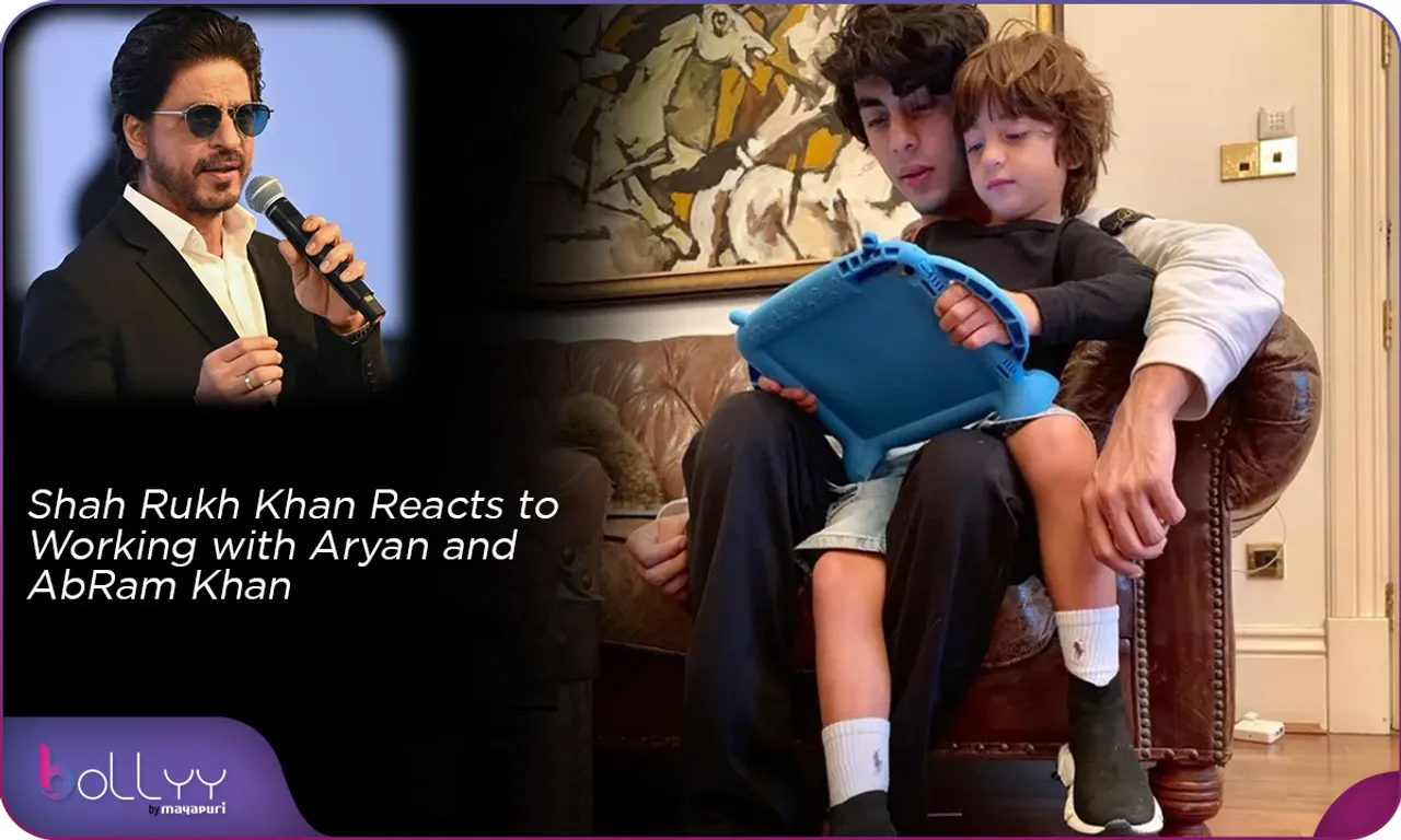 Shah Rukh Khan Reacts to Working with Aryan and AbRam Khan