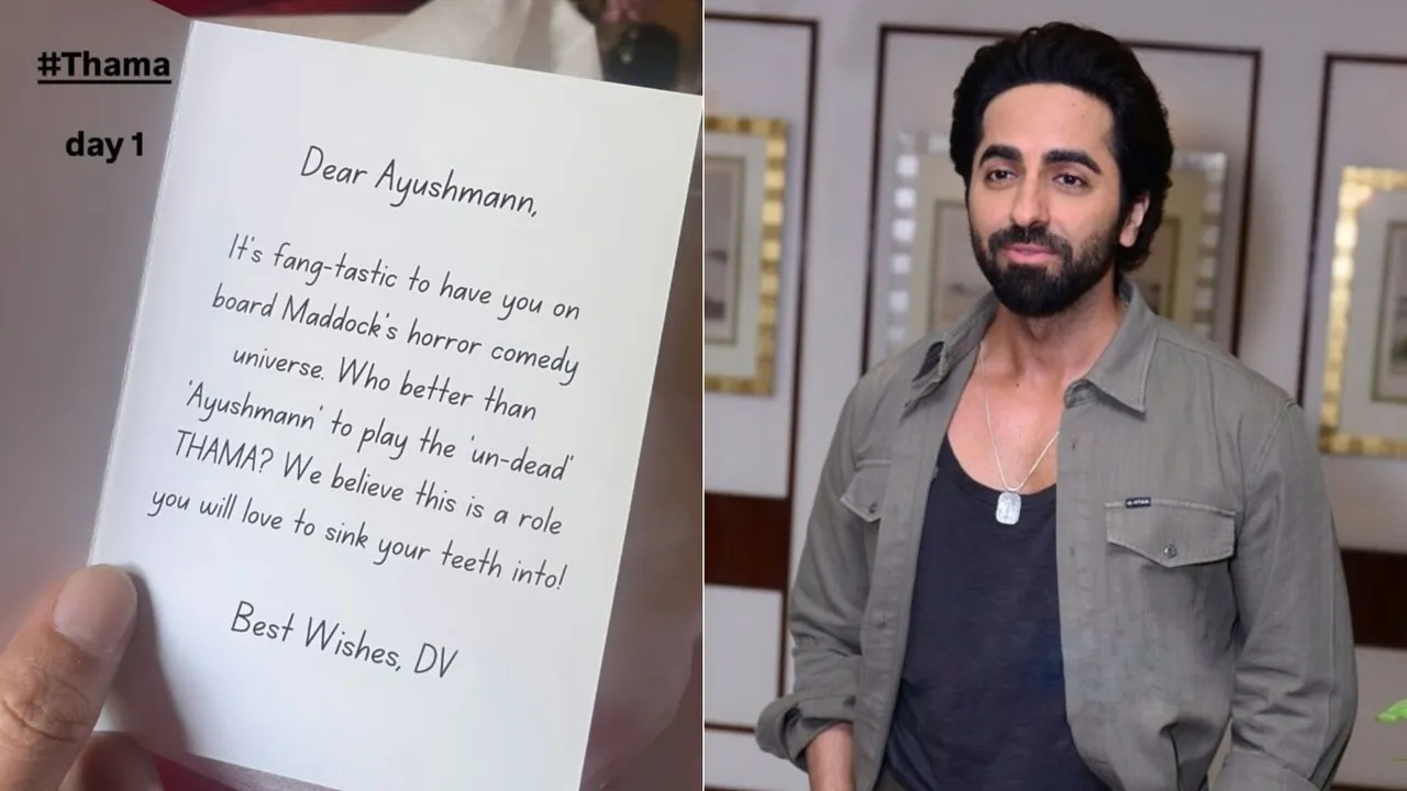 Ayushmann Khurrana Begins 'Thama' Shoot, Dinesh Vijan Praises Choice
