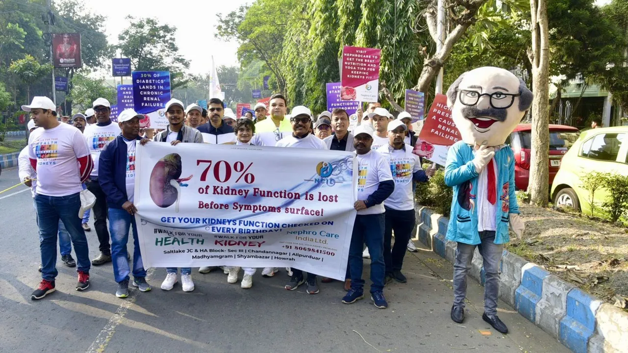 Nephrocare India Hosts Walkathon to Mark 3rd Anniversary & Kidney Care