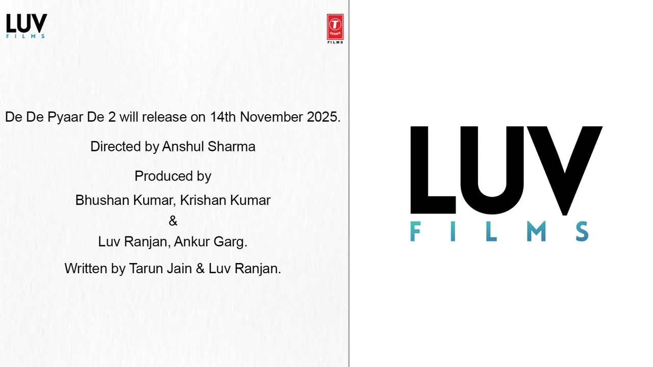 De De Pyaar De 2 to hit the screens on 14th November 2025