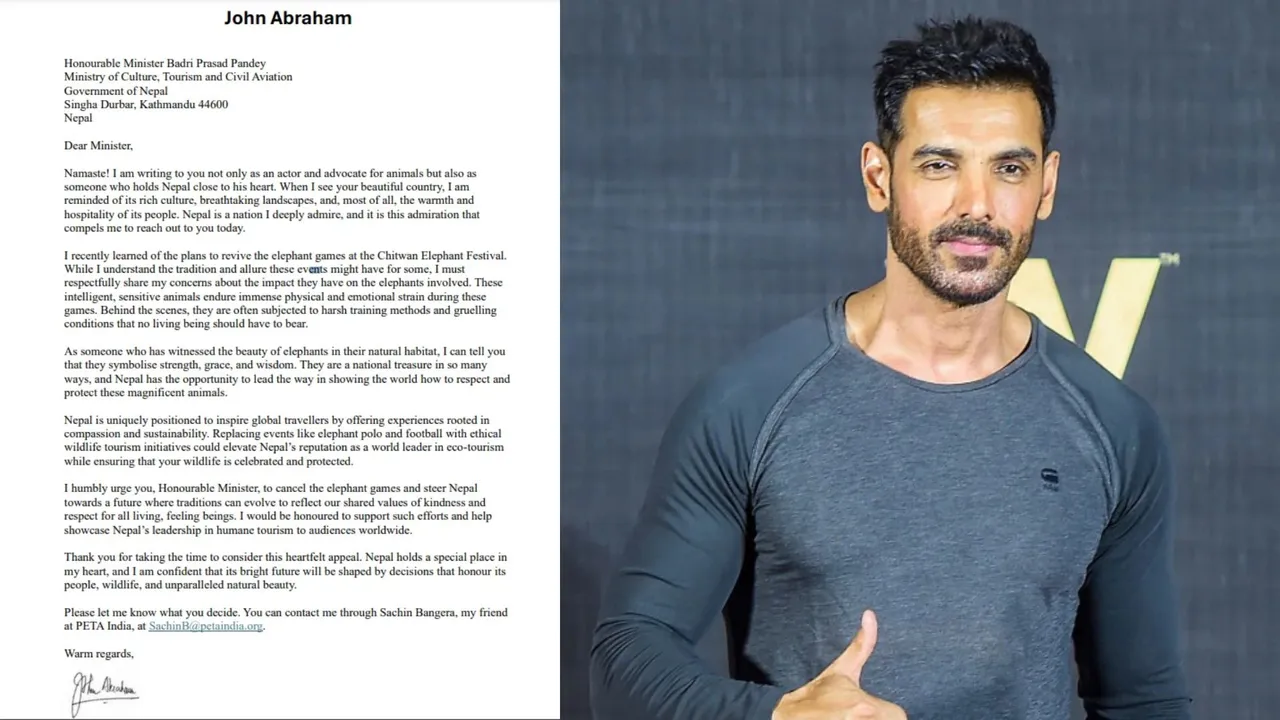 John Abraham Urges Nepali Government