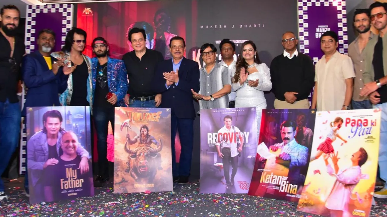 Producer Manju Bharti Announces Five Films with Star-Studded Unveiling