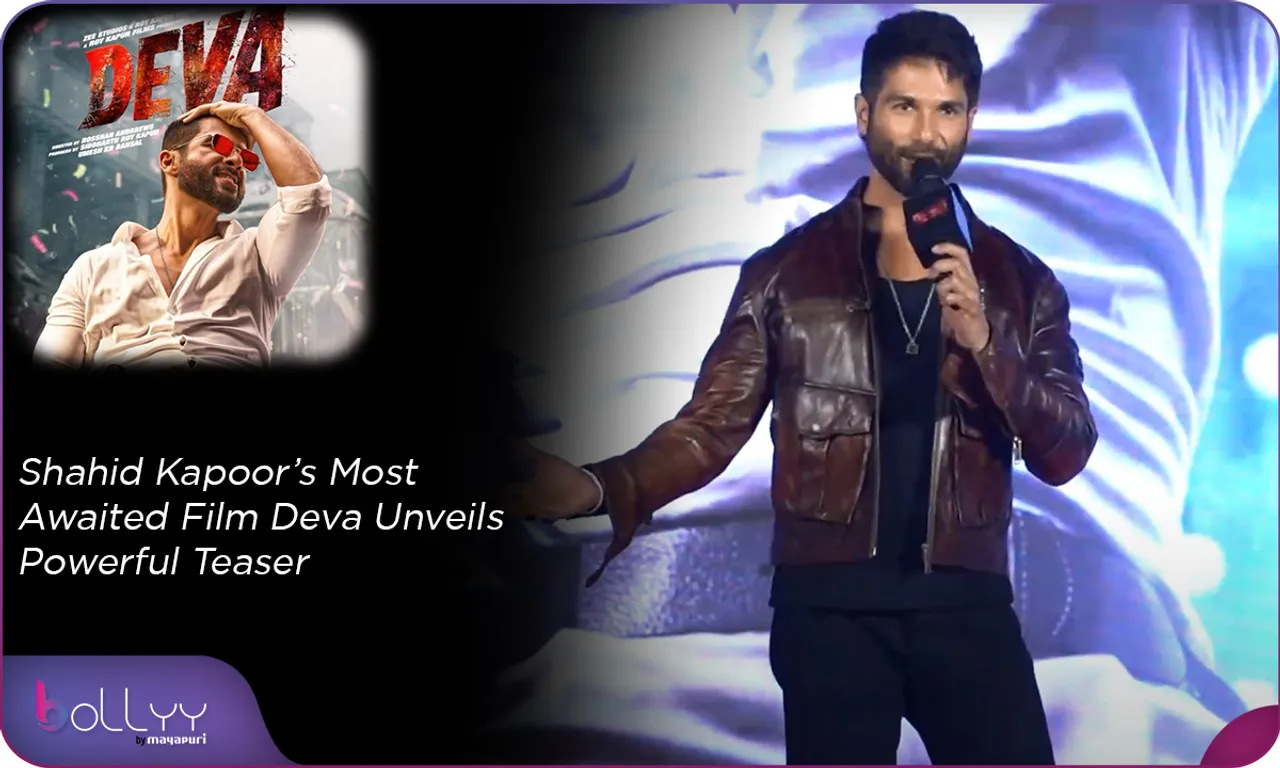 Shahid Kapoor’s Most Awaited Film Deva Unveils Powerful Teaser