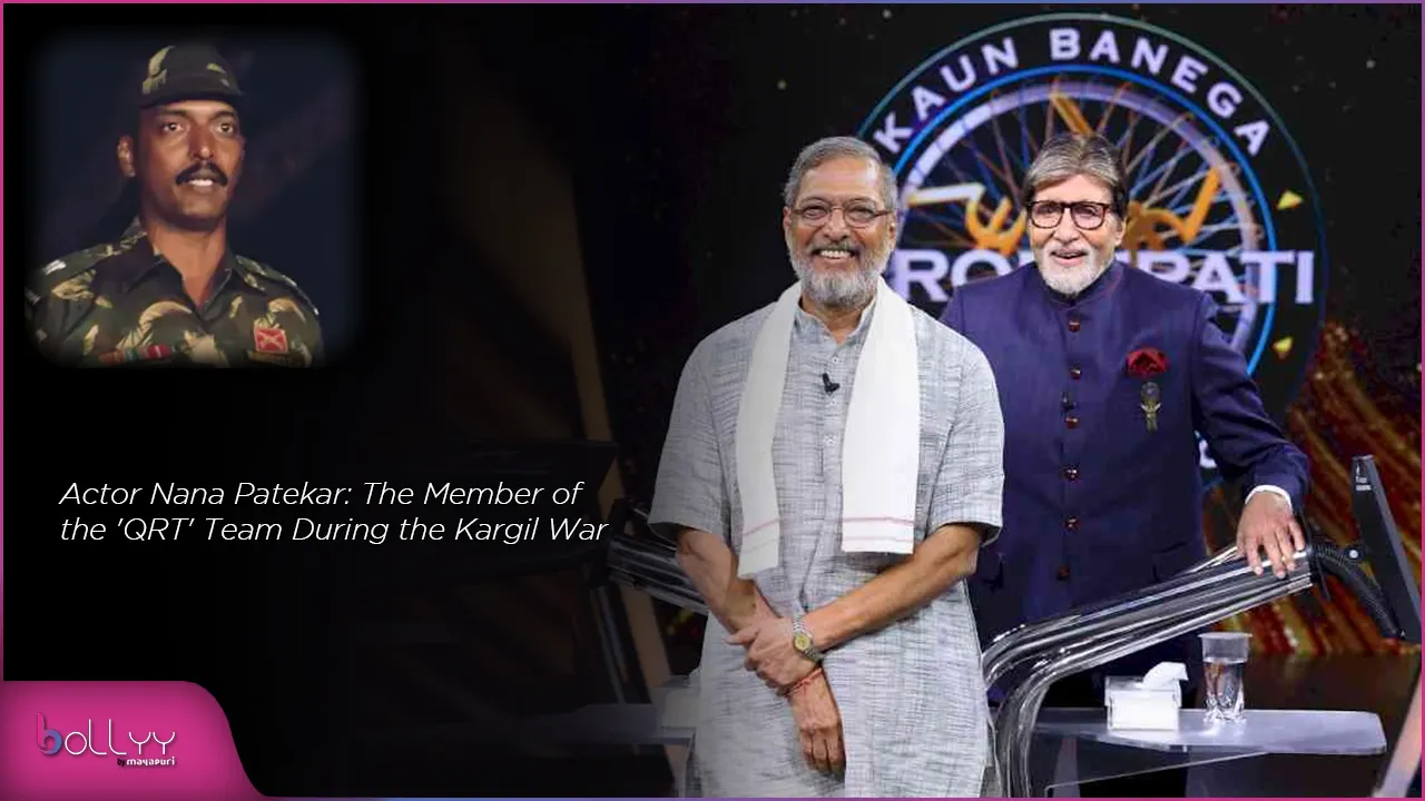 Actor Nana Patekar The Member of the 'QRT' Team During the Kargil War
