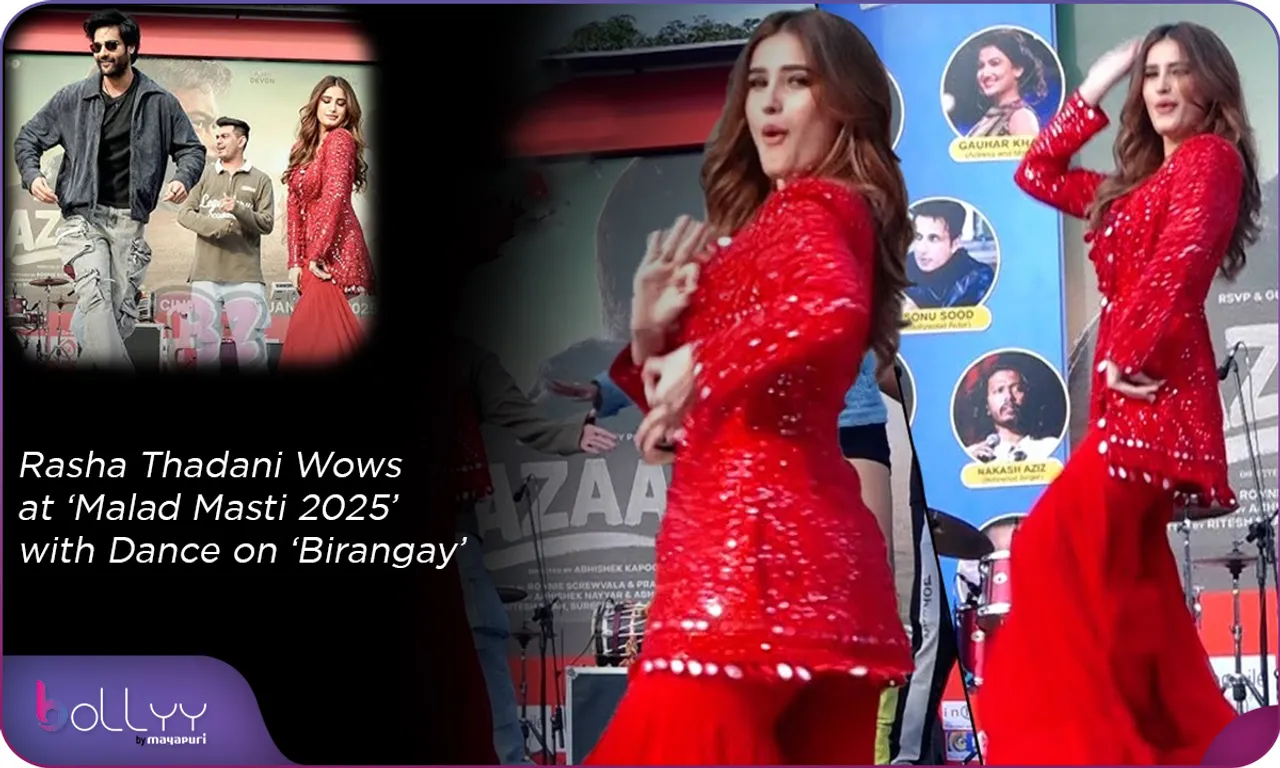 Rasha Thadani Wows at ‘Malad Masti 2025’ with Dance on ‘Birangay’