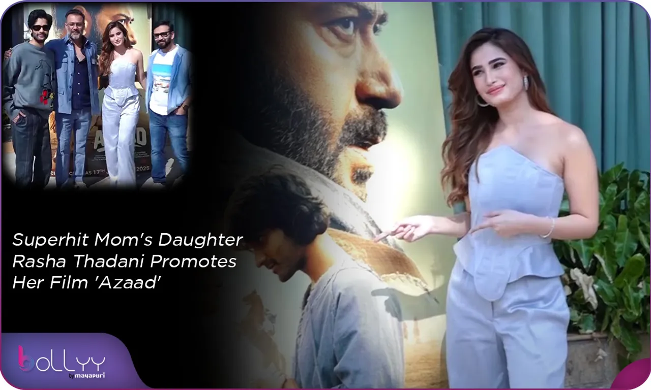 Superhit Mom's Daughter Rasha Thadani Promotes Her Film 'Azaad'