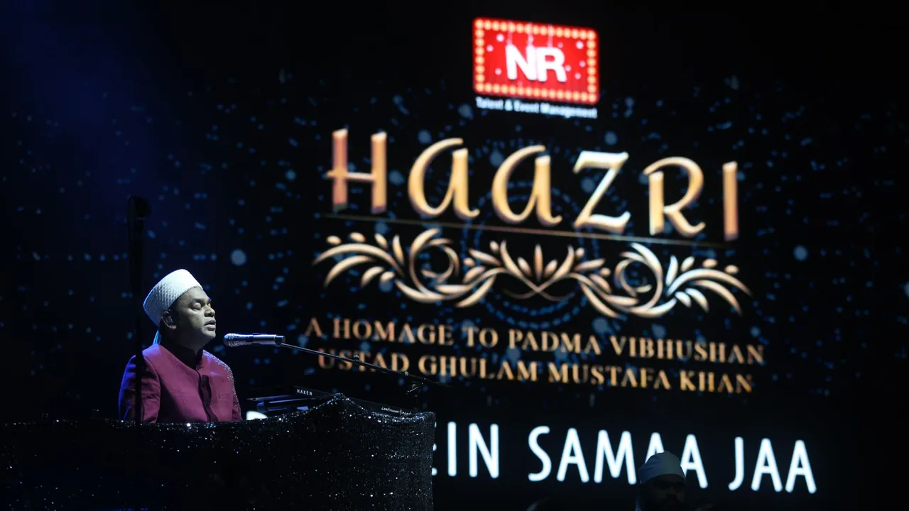 Haazri A.R. Rahman Pays Tribute to Guru, Hema Malini Receives Padma Vibhushan Ustad Ghulam Mustafa Khan Award