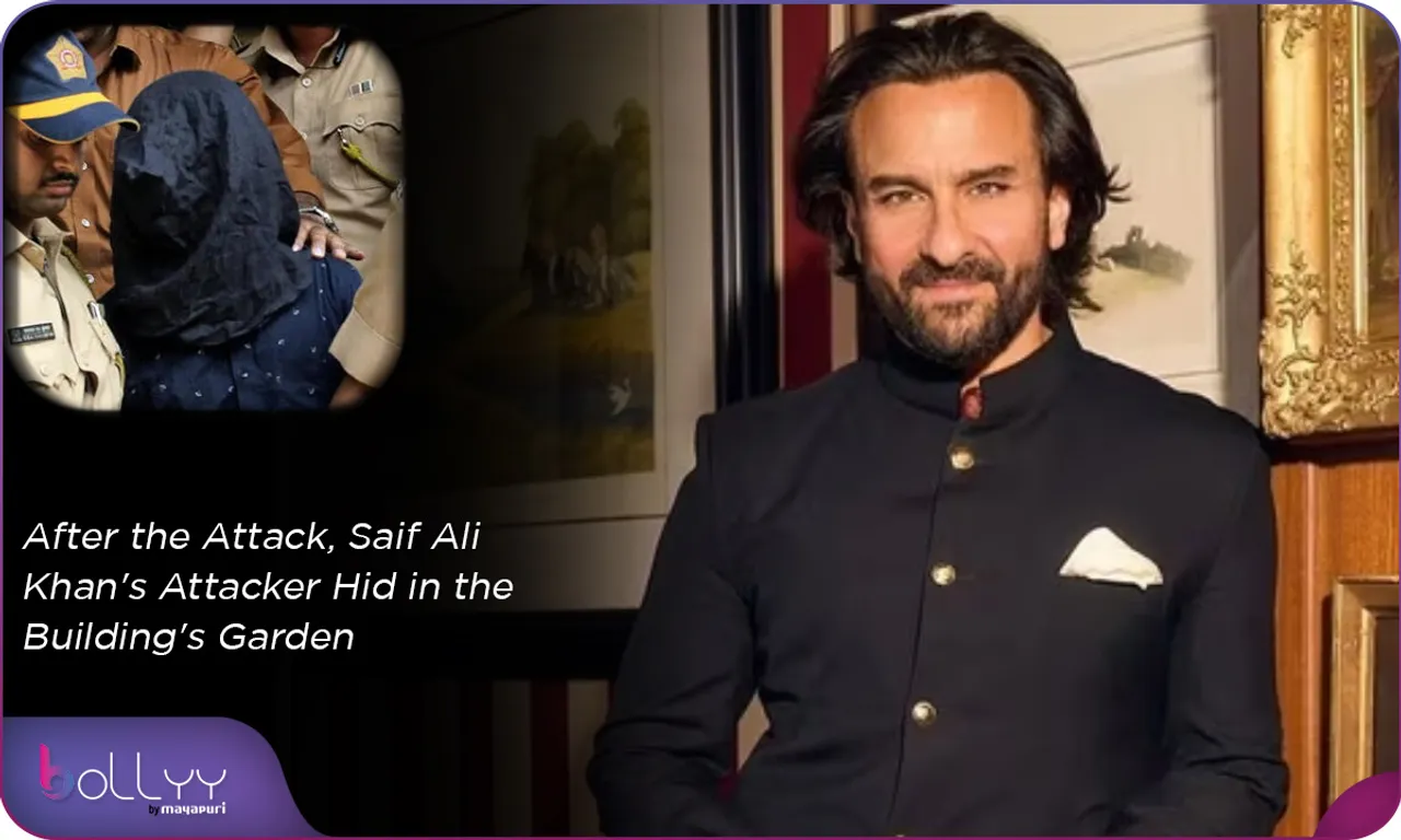  After the Attack, Saif Ali Khan's Attacker Hid in the Building's Garden