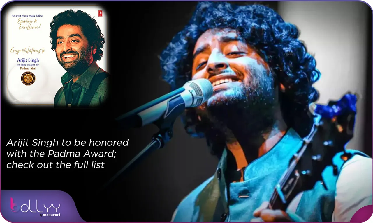 Arijit Singh to be honored with the Padma Award; check out the full list
