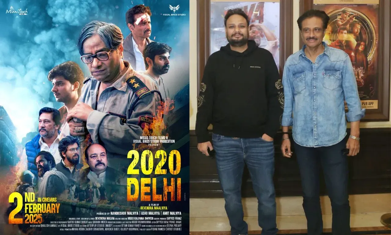Producer Devendra Malviya & Actor Samar Jaisingh Promote '2020 Delhi' in Capital