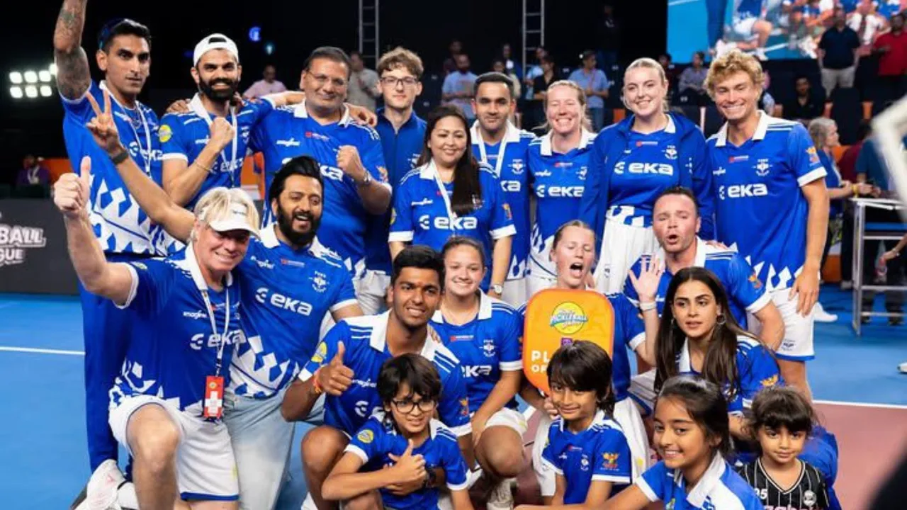 Riteish & Genelia’s Pune United Shine as World Pickleball League Runners-Up