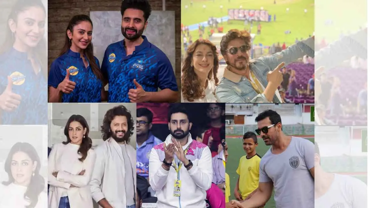 Celebs who have a dominant presence in the sports arena too