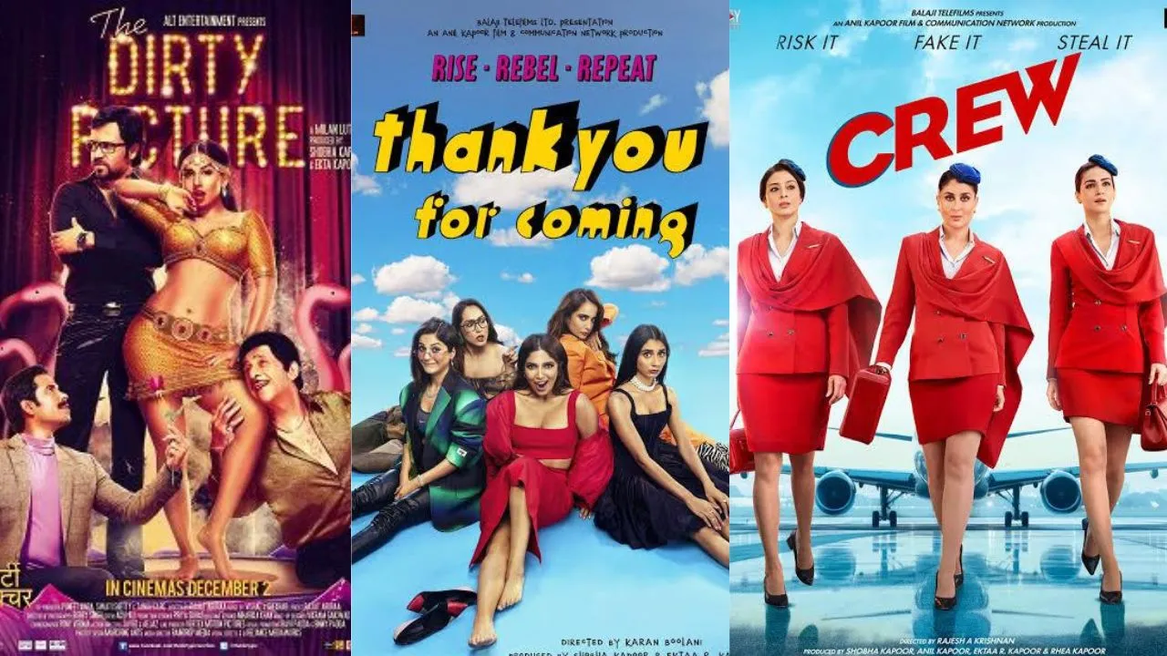 From The Dirty Picture to Crew Read how Ektaa R Kapoor has championed women-led cinema