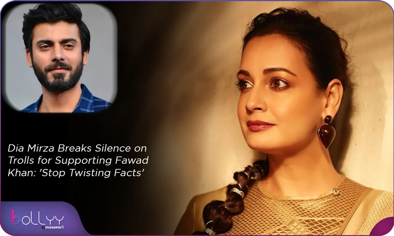 Dia Mirza Breaks Silence on Trolls for Supporting Fawad Khan 'Stop Twisting Facts'