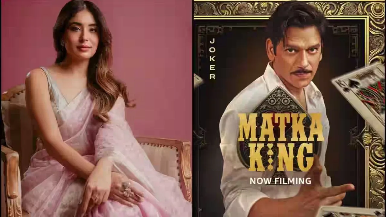 Matka King Wraps Shoot Vijay Varma, Kritika Kamra Celebrate with Team