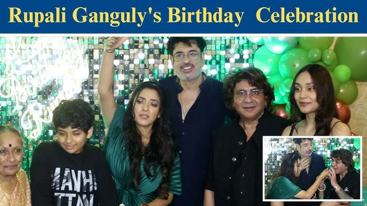 Rupali Ganguly of 'Anupamaa' Fame Celebrated Her Birthday with Grandeur; TV Celebrities Graced the Event