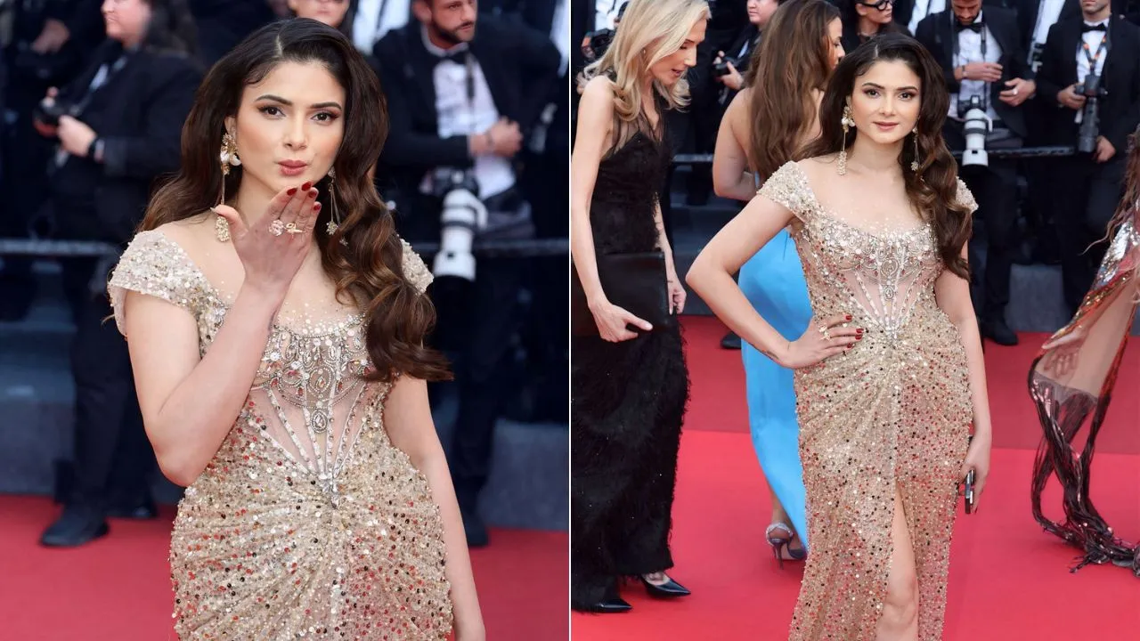 Sezal Sharma Cannes 2025 Appearance Turns Heads with Her Timeless Red Carpet Glam