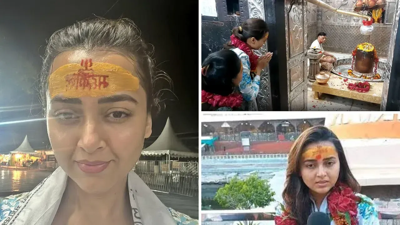 Tejasswi Prakash celebrated his birthday at Mahakaleshwar temple in Ujjain, fans were happy