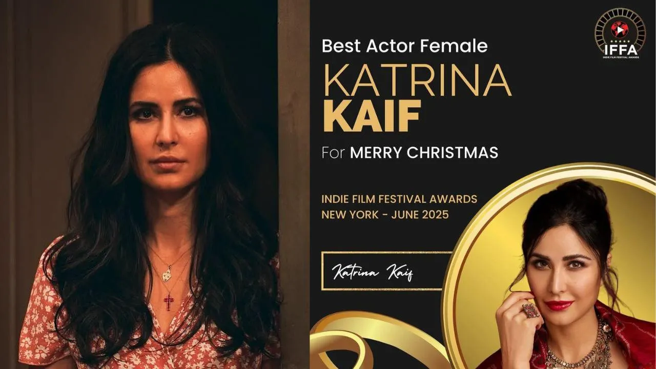 Katrina Kaif Wins Best Actress for Merry Christmas at Indie Film Fest New York