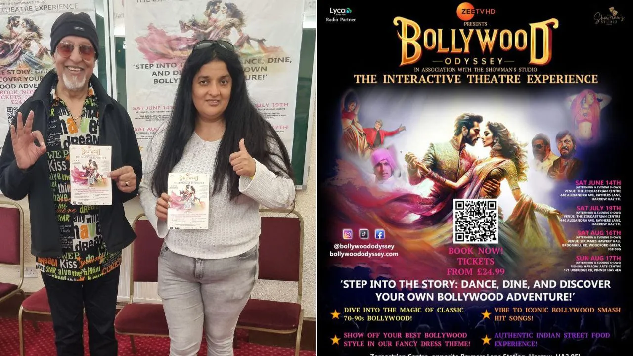 Bali Brahmbhatt Creates GABBAR MIX (Sholey)  at Bollywood Odyssey in London