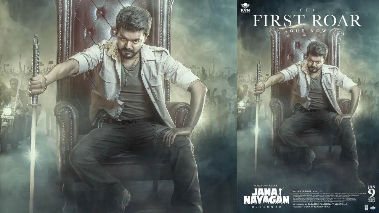 Thalapathy Vijay’s ‘First Roar’ from Jana Nayagan Unleashed on His Birthday