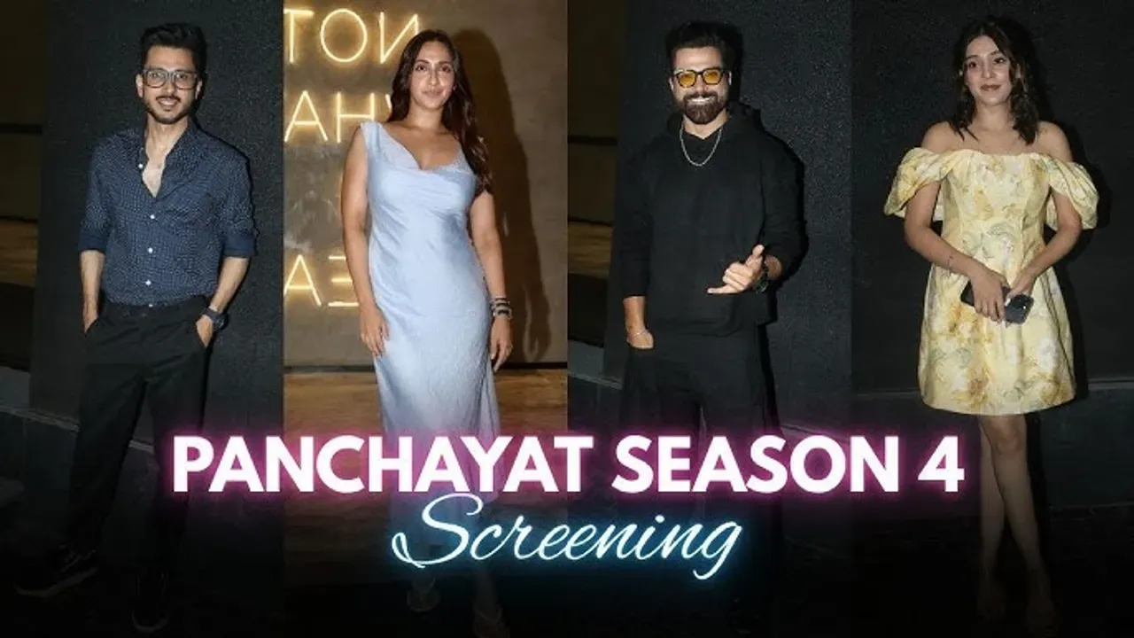 Panchayat Season 4 Screening Jitendra Kumar, RJ Mahvash & Stars Grace Event