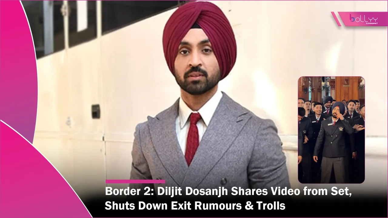 film Border 2 Diljit Dosanjh Shares Video from Set, Shuts Down Exit Rumours & Trolls