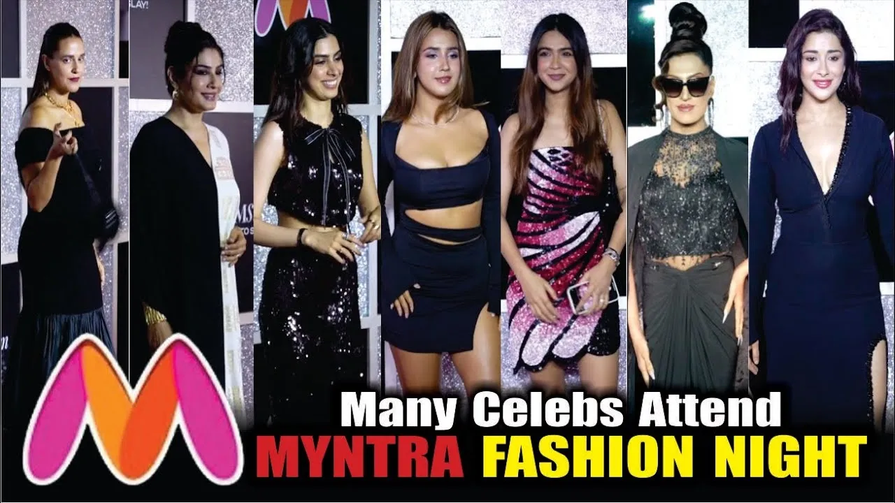 Myntra Fashion Night 2025 Raveena, Neha & Khushi Dazzle, Apoorva Joins In