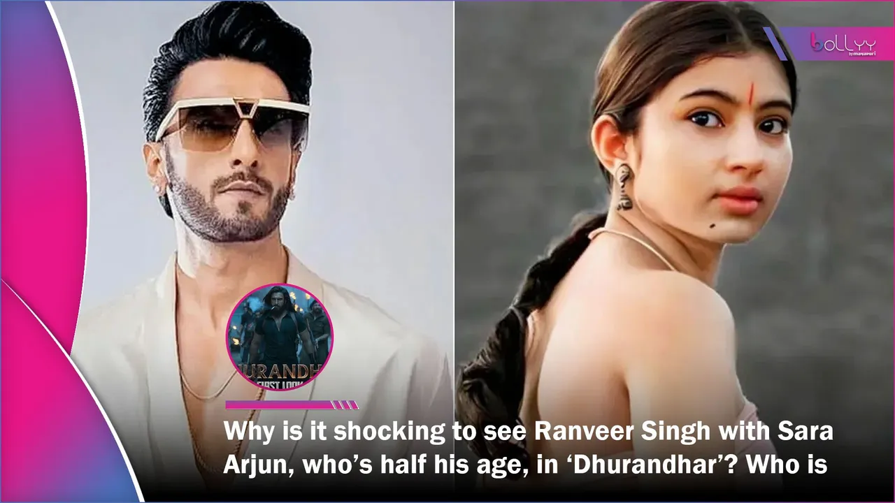 Dhurandhar Sparks Debate Ranveer Singh Paired with 20-Year-Old Sara Arjun