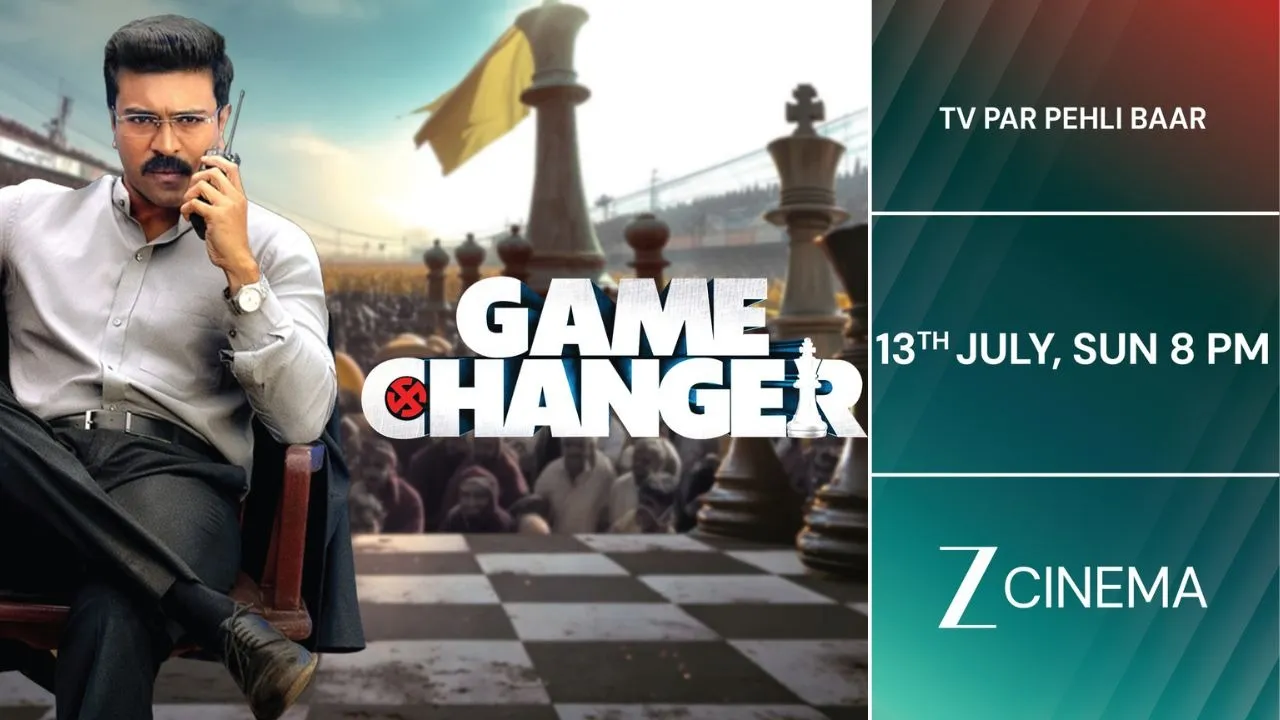 Game Changer makes its World Television Premiere on 13th July at 8 PM only on Zee Cinema
