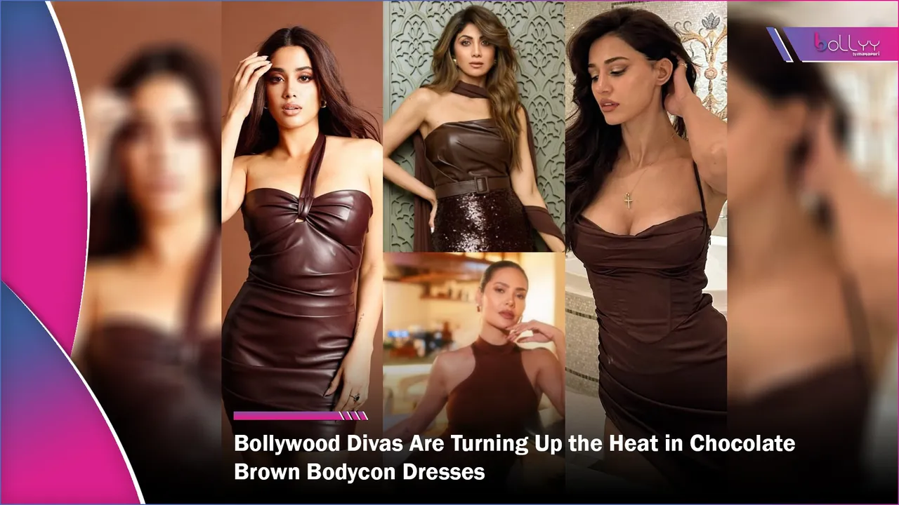 Bollywood Divas Are Turning Up the Heat in Chocolate Brown Bodycon Dresses